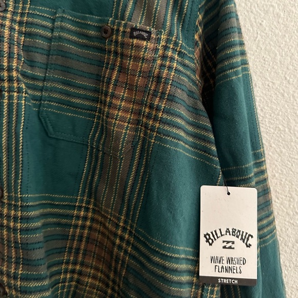 NWT Billabong Boys Hooded Baja Flannel Top Shirt - Picture 6 of 6
